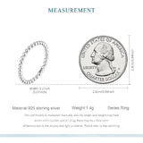 WOSTU Wedding Band Rings for Women 925 Sterling Silver AAA Zircon Stackable Engagement Crossed Rings Simple Jewelry Party Gift