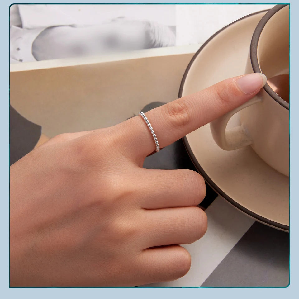 WOSTU Wedding Band Rings for Women 925 Sterling Silver AAA Zircon Stackable Engagement Crossed Rings Simple Jewelry Party Gift