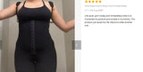 Women's Lace-Trimmed Shapewear Bodysuit - Tummy Control Corset with Adjustable Straps & Zipper, Black, Comfortable Waist Trainer