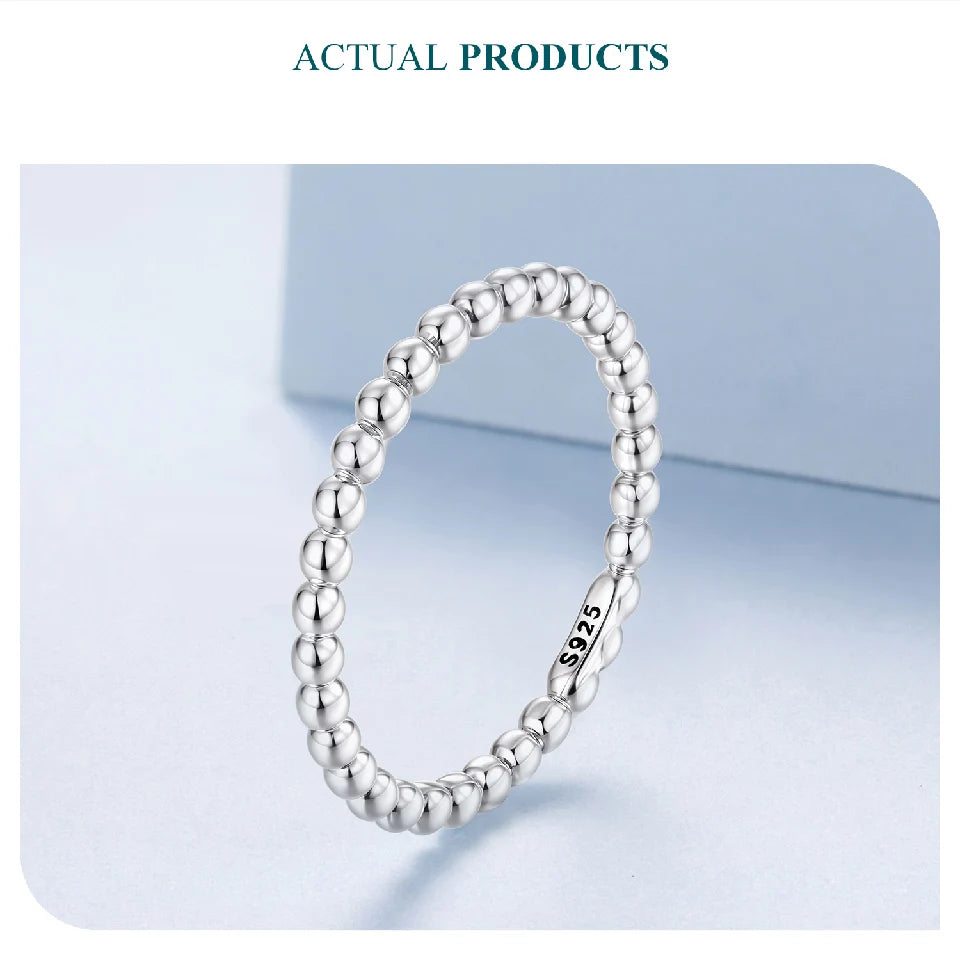 WOSTU Wedding Band Rings for Women 925 Sterling Silver AAA Zircon Stackable Engagement Crossed Rings Simple Jewelry Party Gift