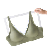 2Pcs/Set Seamless Bras For Women Wireless Underwear Push Up Bralette Soft Padded Deep V Sexy Lingerie Sleepwear Intimates S-3XL
