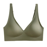 Push-Up Seamless Bras For Women Non-wire Brassiere V-neck Bralette Removable Pads Sports No Trace Underwear Sexy Lingerie S-3XL