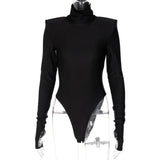 AHAgaga Loungewear Long Sleeve Fitness Rompers Women Jumpsuits Sexy Office Lady Fashion Bodysuits One Piece Female Overalls Tops