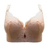 FallSweet Push Up Lace Bras for Women Sexy Plus Size Brassiere Comfort Underwear Female Wide Straps on the Back Sutian Feminino