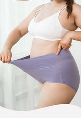 4Pcs/Set High Waist Cotton Panties Women Body Slimming Underwear Solid Briefs Plus Size Underpants Female Breathable Lingerie