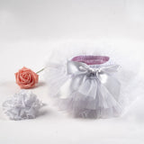 Baby Girls Tulle Tutu Bloomers Infant Newborn Diapers Cover 2pcs Short Skirts+Headband Set Girls Skirts Rainbow Baby Skirt