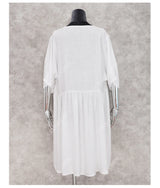 New Cover-ups 2023 Sexy V-neck Summer Beach Dress Tunic Women Casual Beachwear Swimsuit Cover Up Sarong Plage N771