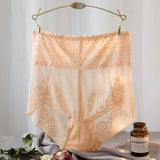 Women Lace High Waist Panties Sexy Mesh Girdle Waist Underwear Quality Plus Size Butt Lifter Knickers Tummy Slim Control Briefs