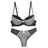 DaiNaFang Push Up Women Bras Set For Big Boops Sexy Lace Underwear Panties BCDE Cup Ladies Plus Size French Female Lingerie