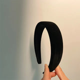 Winter Thick Headbands for Women Velvet Sponge Hairband Girls Wide Hair Bezel  Elasticity Padded Headwear Hair Accessories