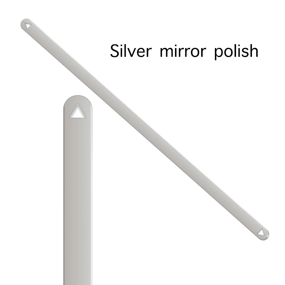 Charms Blank 304 Stainless Steel Cuff Bangle Plain Rod Bracelet Diy Laser Engraving Bracelet Jewelry Making Accessories