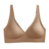 Push-Up Seamless Bras For Women Non-wire Brassiere V-neck Bralette Removable Pads Sports No Trace Underwear Sexy Lingerie S-3XL