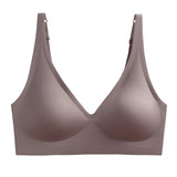 Push-Up Seamless Bras For Women Non-wire Brassiere V-neck Bralette Removable Pads Sports No Trace Underwear Sexy Lingerie S-3XL