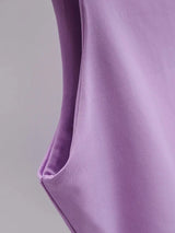 2023 Summer Fashion Women Sexy Slim Tops O-neck Sleeveless Double Nylon Ladies Good Quality Tank Tops 6 Colors