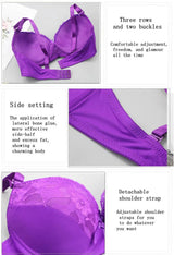 2021 New Women Push Up Bra Sets Intimates Lace Thongs Underwear Solid Bow 70-105 BCDE Cup Female Plus Size Lingerie