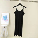 Spring Summer 2026 Woman Tank Dress Casual Modal Sexy Camisole Elastic Female Home Beach Dresses O-Neck Camis Sexy Dress