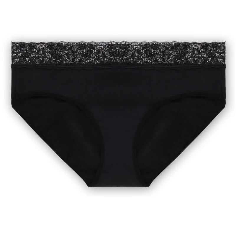 4-Layer Leakproof Menstrual Period Panties Fast Absorbent Underwear Sexy Lace Women Menstrual Briefs Plus Size Lingerie 5XL 6XL