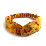 Fashion Women Girls Summer Bohemian Hair Bands Print Headbands Vintage Cross Turban Bandage Bandanas HairBands Hair Accessories