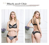 DaiNaFang Push Up Women Bras Set For Big Boops Sexy Lace Underwear Panties BCDE Cup Ladies Plus Size French Female Lingerie