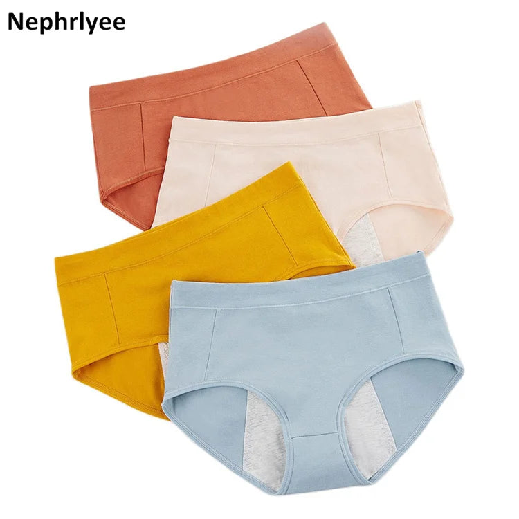 2024 Leak Proof Menstrual Panties Women Period Panties Cotton Underwear Sexy Physiological Pants Women's Briefs