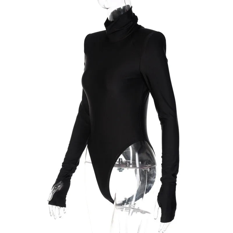 AHAgaga Loungewear Long Sleeve Fitness Rompers Women Jumpsuits Sexy Office Lady Fashion Bodysuits One Piece Female Overalls Tops