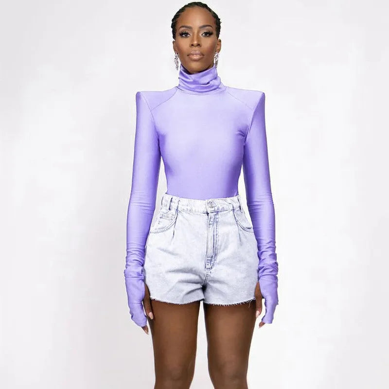 AHAgaga Loungewear Long Sleeve Fitness Rompers Women Jumpsuits Sexy Office Lady Fashion Bodysuits One Piece Female Overalls Tops