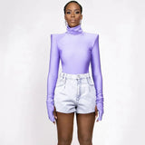 AHAgaga Loungewear Long Sleeve Fitness Rompers Women Jumpsuits Sexy Office Lady Fashion Bodysuits One Piece Female Overalls Tops