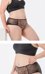 4-Layer Leakproof Menstrual Period Panties Fast Absorbent Underwear Sexy Lace Women Menstrual Briefs Plus Size Lingerie 5XL 6XL