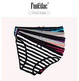 Women's cotton panties Girl Briefs Ms. cotton underwear bikini underwear sexy Ladies Briefs Free shipping 5 Pcs/set