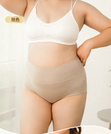 4Pcs/Set High Waist Cotton Panties Women Body Slimming Underwear Solid Briefs Plus Size Underpants Female Breathable Lingerie