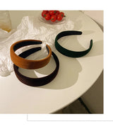 Winter Thick Headbands for Women Velvet Sponge Hairband Girls Wide Hair Bezel  Elasticity Padded Headwear Hair Accessories
