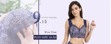FallSweet Push Up Padded Bras for Women Lace Plus Size Bra Add Two Cup Underwire Brassiere A B C Cup Sexy Female Lingerie