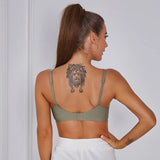 FINETOO Soft Wireless Bra Women Deep V Bras Sexy Bralette Padded Bra S-XL Female Seamless Underwear Comfortable Ladies Lingerie