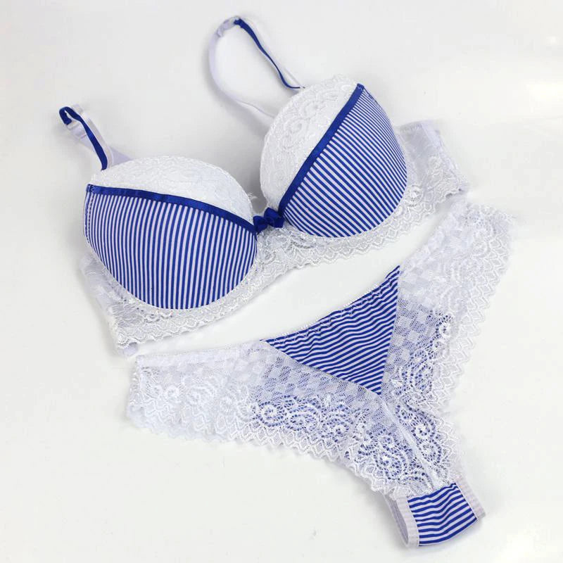 DaiNaFang Push Up Women Bras Set For Big Boops Sexy Lace Underwear Panties BCDE Cup Ladies Plus Size French Female Lingerie