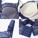 FallSweet Push Up Padded Bras for Women Lace Plus Size Bra Add Two Cup Underwire Brassiere A B C Cup Sexy Female Lingerie