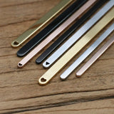 Charms Blank 304 Stainless Steel Cuff Bangle Plain Rod Bracelet Diy Laser Engraving Bracelet Jewelry Making Accessories