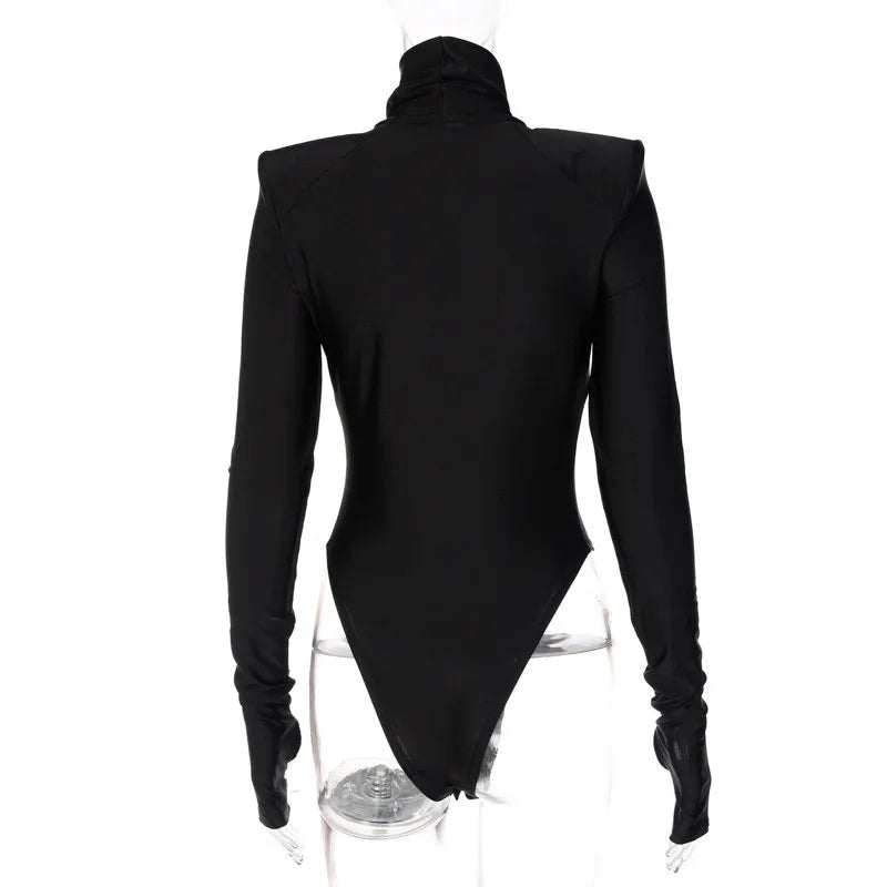 AHAgaga Loungewear Long Sleeve Fitness Rompers Women Jumpsuits Sexy Office Lady Fashion Bodysuits One Piece Female Overalls Tops