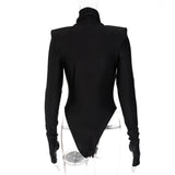 AHAgaga Loungewear Long Sleeve Fitness Rompers Women Jumpsuits Sexy Office Lady Fashion Bodysuits One Piece Female Overalls Tops