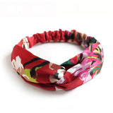 Fashion Women Girls Summer Bohemian Hair Bands Print Headbands Vintage Cross Turban Bandage Bandanas HairBands Hair Accessories