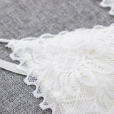 Women Sexy Lace Bra Wire Free Unpadded Lingerie Floral Lace Bralette Female Ultra Thin Sexy Brassiere Girls Underwear A/B Cup
