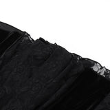 AltGoth Aesthetic Gothic Midi Dress Women Vintage Elagnt Lace Patchwork See Through Flare Sleeve High Waist Clubwear Dress Femme