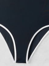 2026 Sexy Strappy Swimsuit One Piece Black Swimwear Female Solid Bathers Bathing Swimming Swim Suit Beachwear