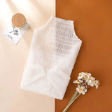 Women Elegant High Neck Polka Dot Blouse Mesh Lace Stitching Puff Long Sleeve Shirt Slim Fit Office Ladies Fashion Daily Tops