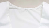 Ahagaga Fashion Women's Bodysuits Solid Regular Long Sleeves Deep V-Neck Basic Tops Skinny Streetwear Slim Fit Female T Shirts