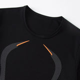 2 Pcs Men's Mesh Breathable Quick-drying Sports Suit Loose Plus Size Running Fitness Mountaineering Casual Short-sleeved Shorts