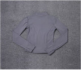 Women Sport Jacket Long Sleeve Shirt Workout Coat Gym Training Clothing Yoga Sportswear