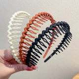 Solid Color Wave Headband for girl women summer Face Wash Sports hair band Headbands Non-slip Hair Bands for Women accessories