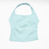 NCLAGEN Gym Halter Top Woman Longline Strappy Tank Padded Yoga Clothing Fitness Workout Running Activewear Pilates Clothes