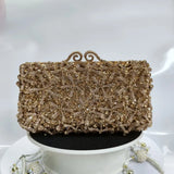 New Rhinestone Clutch Purse Women Elegant Wedding Party Bride Bag Prom Evening Handbag Sparkly Crystal Diamond Birthday Gift