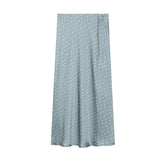 MUJER Woman 2026 Satin Skirt Women High Waist Long Skirts For Women Summer Black Midi Skirt Woman Office Elegant Women's Skirts